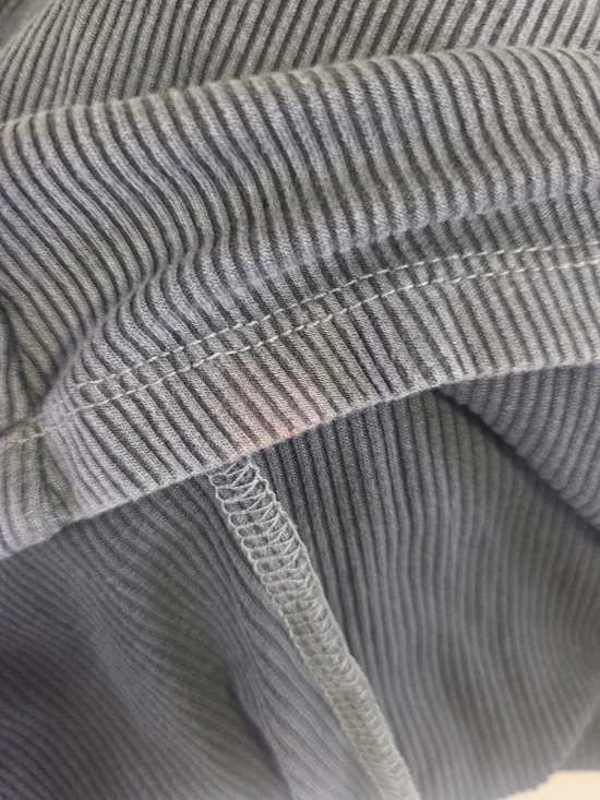 torrid Slate Blue Ribbed Keyhole Tank - Picture 7 of 8